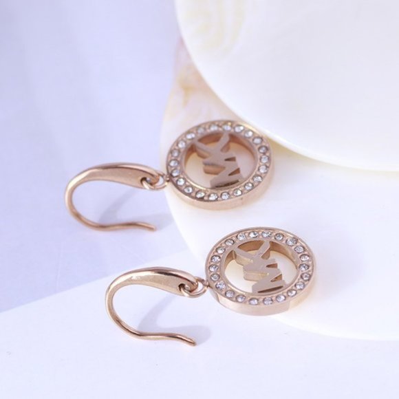 Michael Kors Round Zircon Earrings - Picture 4 of 6